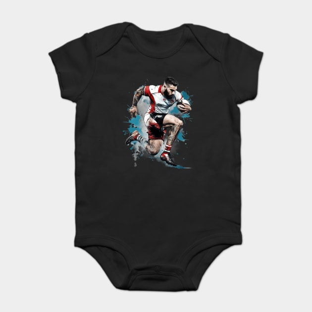 Rugby Rugger Bugger Baby Bodysuit by animegirlnft